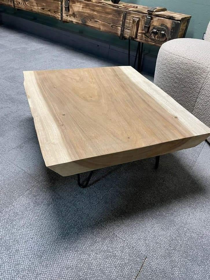 Différentes tables basses en tronc d'arbre SUAR, Maison & Meubles, Enlèvement ou Envoi