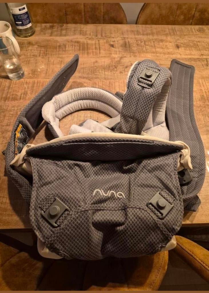 Nuna baby carrier cudl granite, Ophalen, Buik, Draagzak