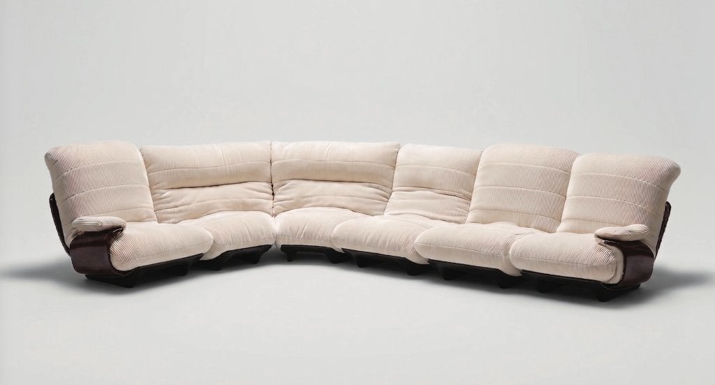 7-delige Marsala Sofa – Michel Ducaroy voor Ligne Roset, ’70, Huis en Inrichting, Ophalen, Gebruikt, Stof