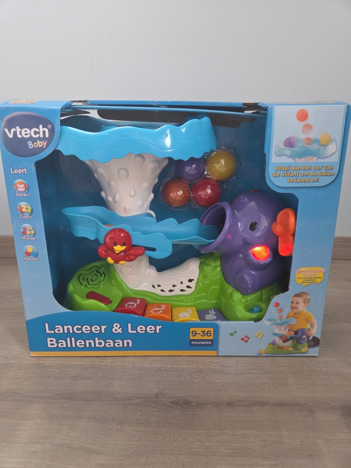 Vtech lanceer & leer ballenbaan, Kinderen en Baby's, Ophalen, Zo goed als nieuw