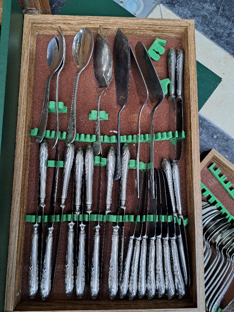vintage bestek, Ophalen