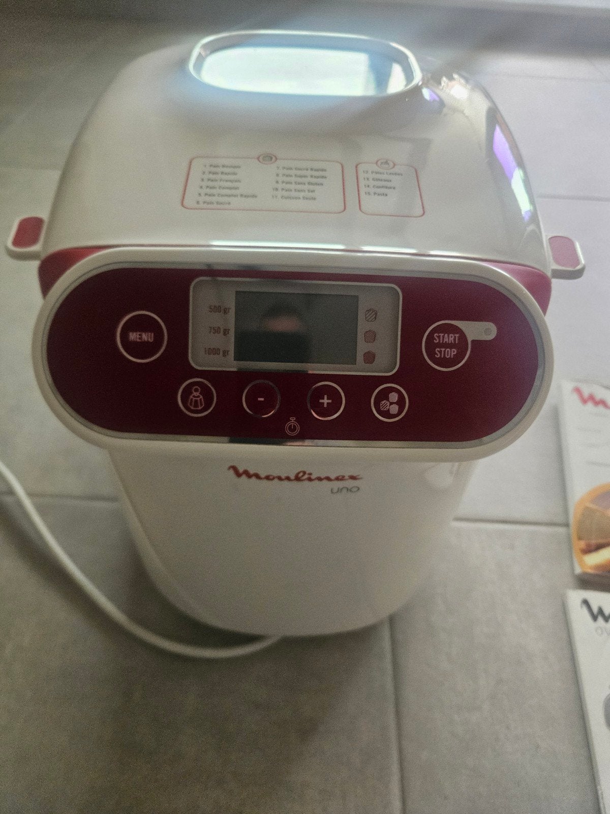 moulinex broodmachine serie B07 700w, Elektronische apparatuur, Broodbakmachines, Ophalen of Verzenden, Gebruikt, Met timer