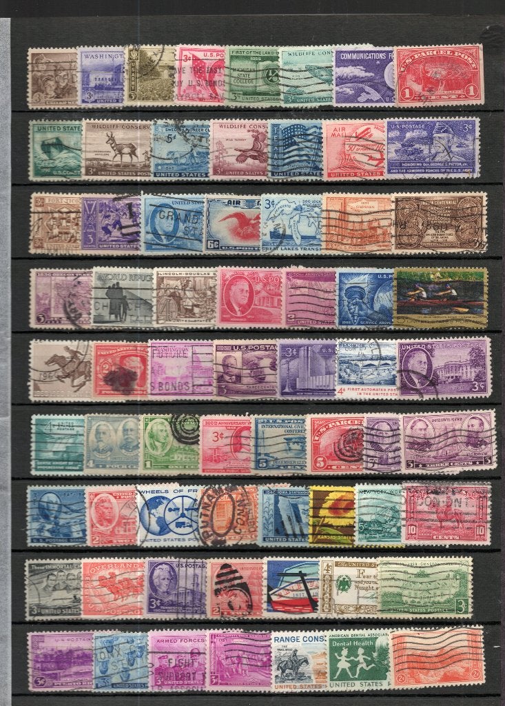 USA  verzameling, Verzenden