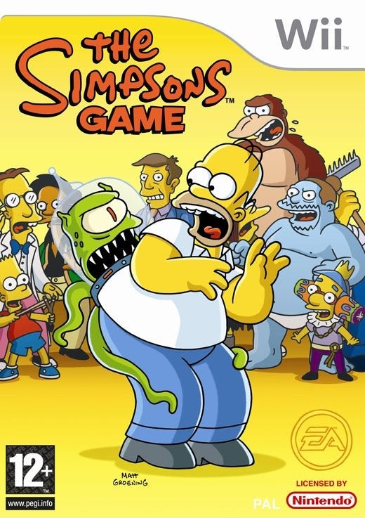 The Simpsons Game, Enlèvement ou Envoi, 1 joueur, À partir de 12 ans, Utilisé