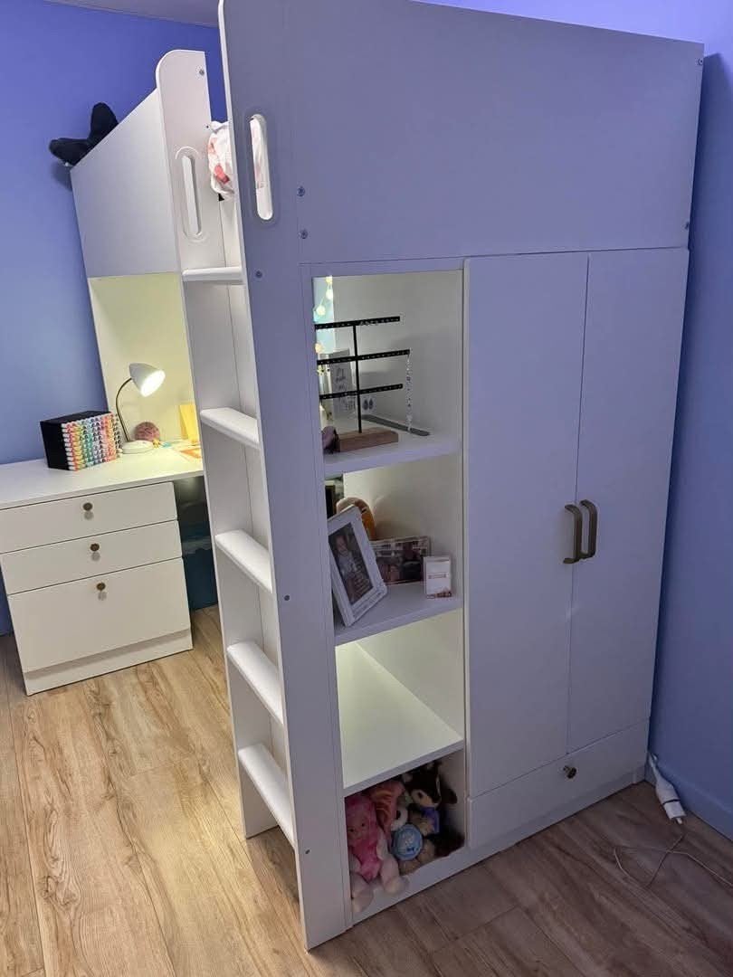 Kinderkamer Ikea Smastad, Enfants & Bébés, Enlèvement, Lit mezzanine