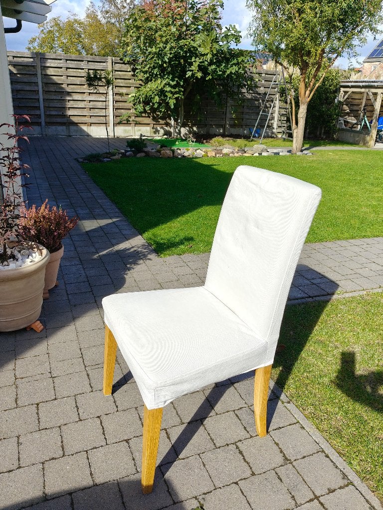 Eetkamerstoel ikea, Huis en Inrichting, Ophalen, Gebruikt, Wit, Vijf, Zes of meer stoelen