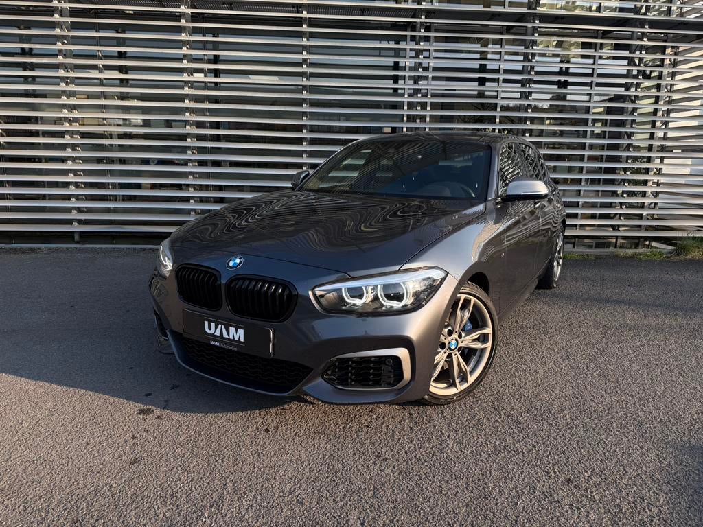 Bmw m140i LCI - leder - grote navi. - harman kardon, Cuir, Achat, Entreprise, Noir
