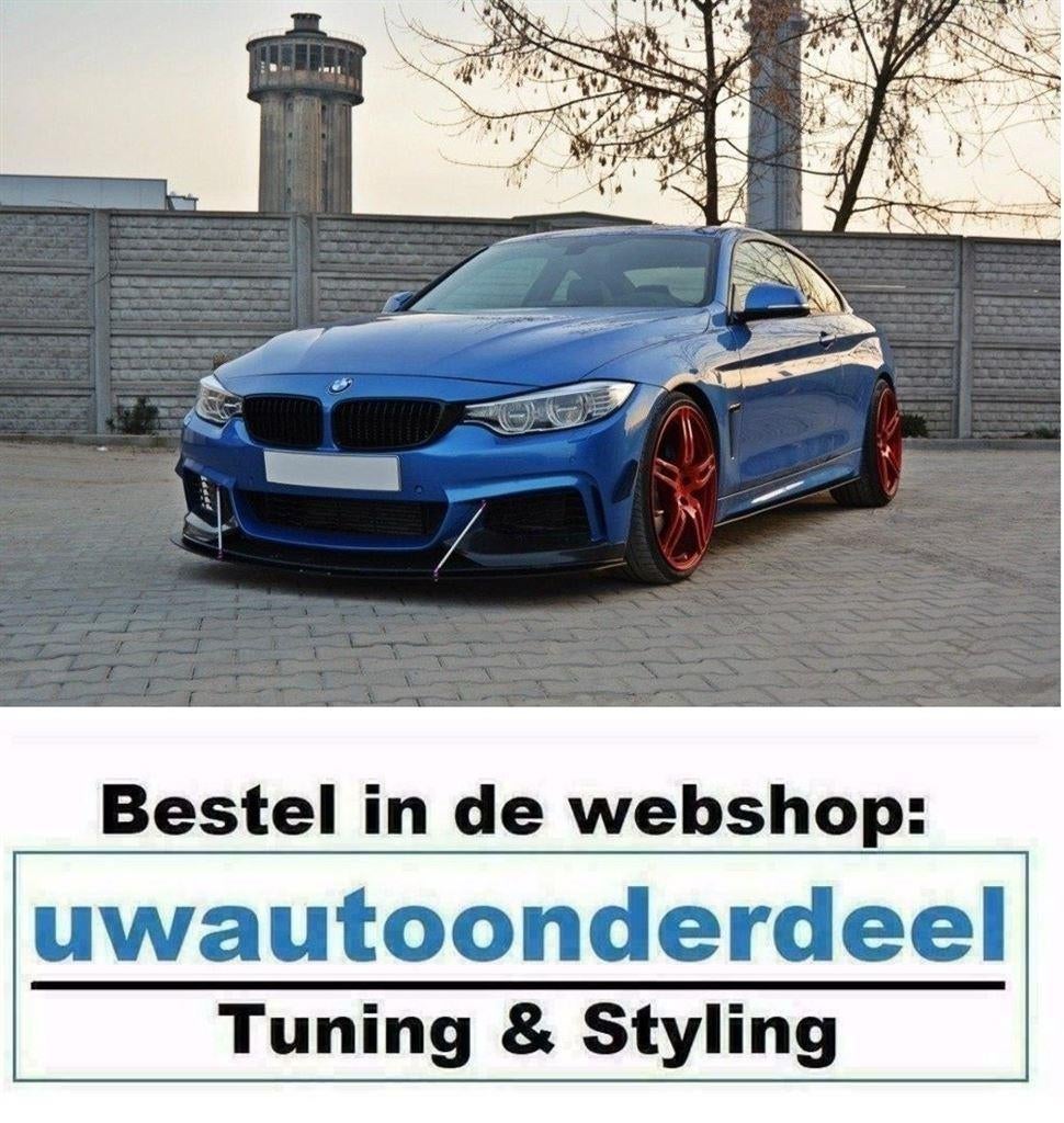 Maxton Spoiler Splitter Lip Voor Bmw 4 Serie F32 Coupe M Pac, Verzenden