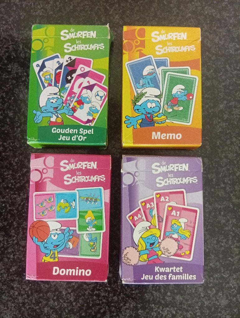 Jeux de cartes "Schtroumpf" (Pub. Delhaize - 2016)., Enlèvement ou Envoi, Neuf, Différents Schtroumpfs, Autres types