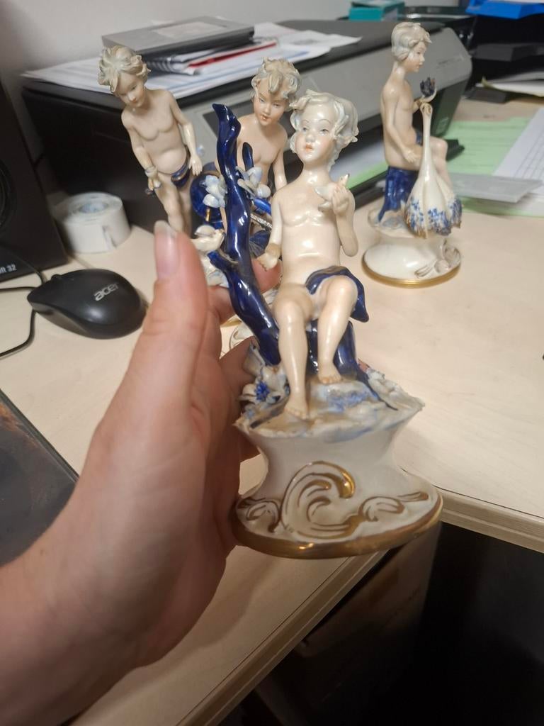 Capodimonte porselein beeldje, Enlèvement ou Envoi