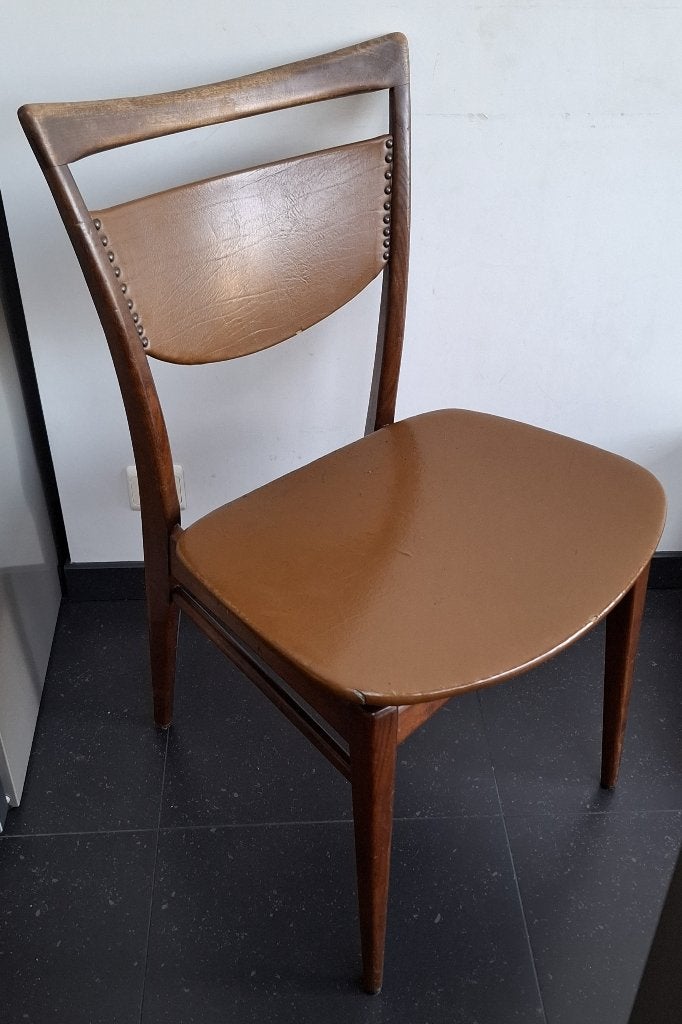 stoel Louis Van Teeffelen, Enlèvement, Utilisé, Brun, Une