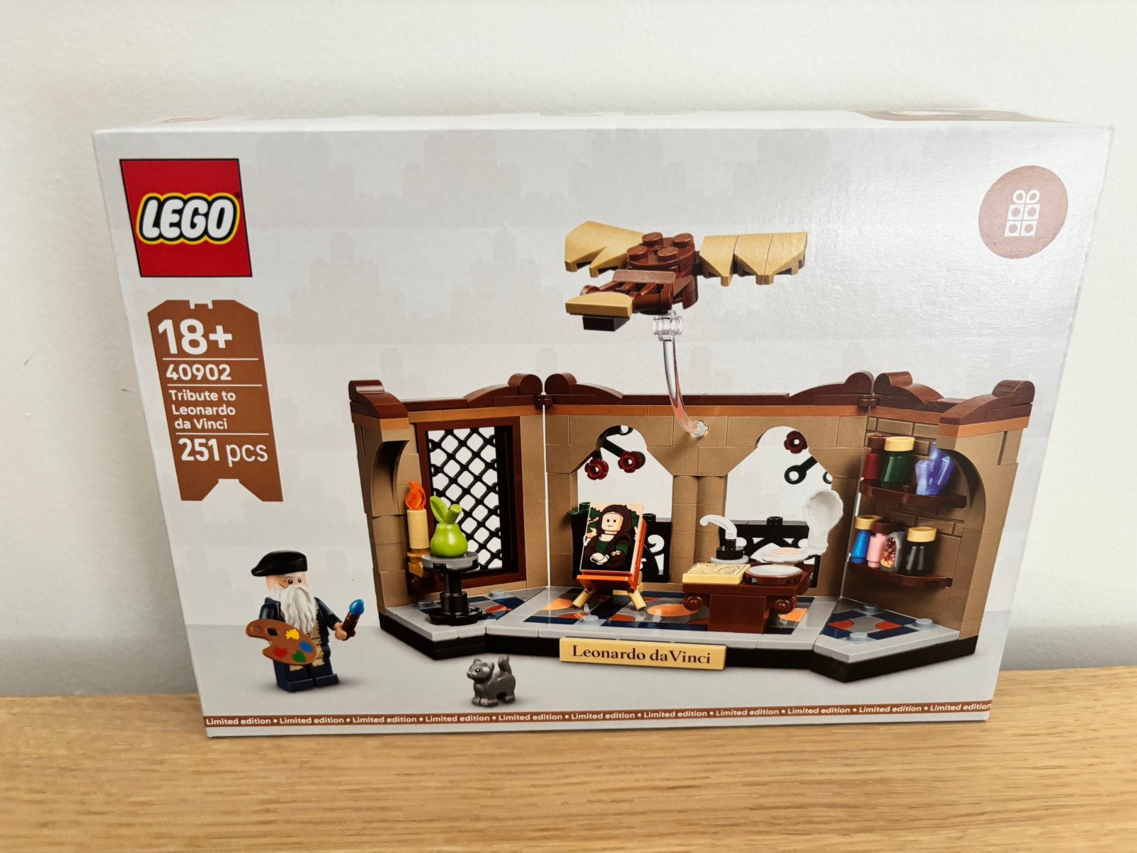 Lego Eerbetoon aan Leonardo da Vinci 40902, Kinderen en Baby's, Ophalen of Verzenden, Nieuw