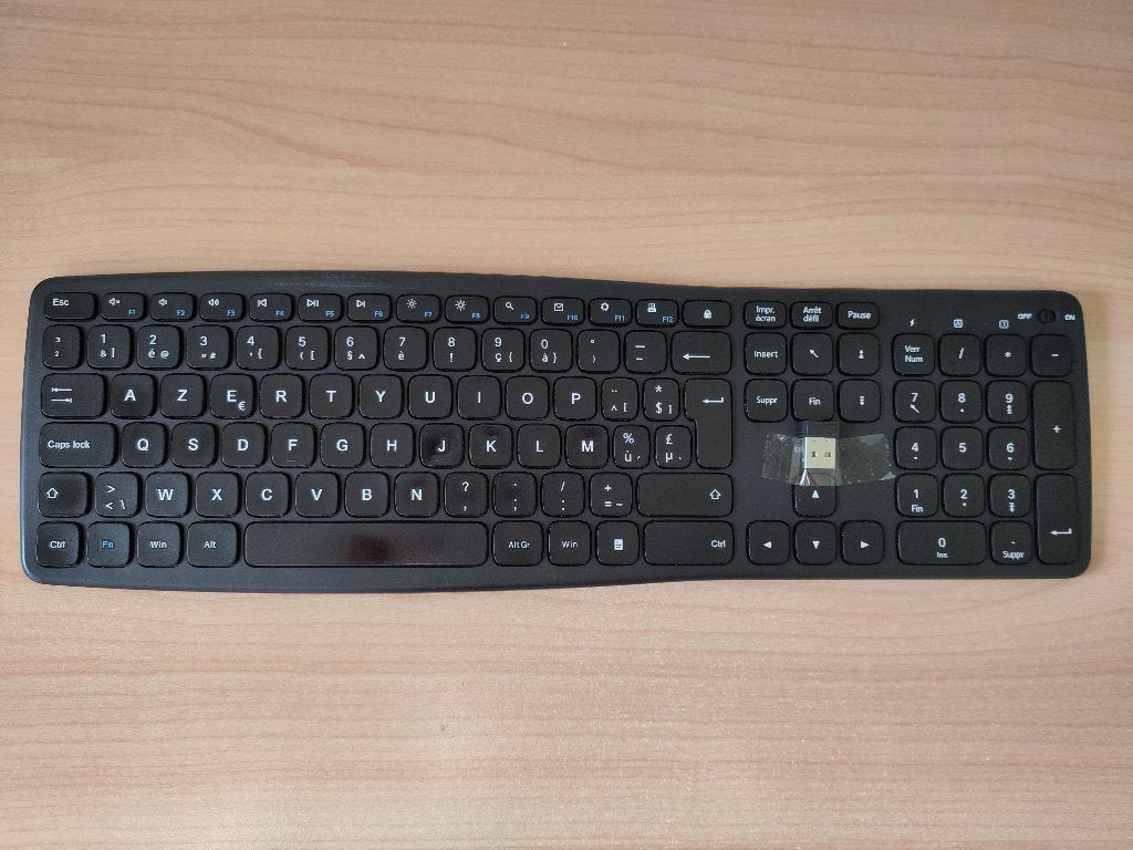 BlueBuilt Draadloos USB Toetsenbord AZERTY BE, Computers en Software, Ophalen, BlueBuilt, Multimediatoetsen, Azerty