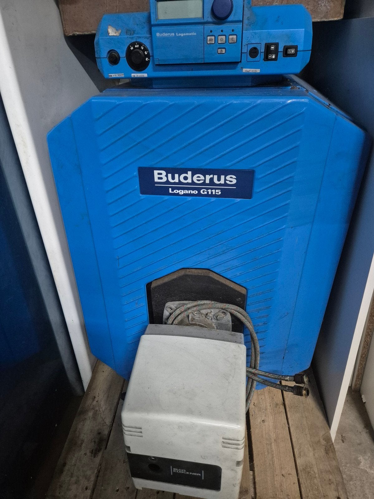 Chaudière à mazout Buderus, Enlèvement