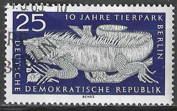 Allemagne DDR 1965 - Yvert 798 - Zoo de Berlin (ST), Envoi, RDA, Affranchi