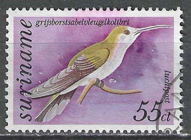 Suriname 1977 - Yvert 74PA - Oiseaux du Suriname (ST), Envoi, Affranchi