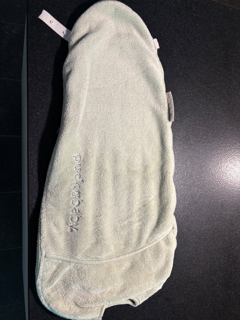 Puckababy slaapzak 0-3 maand lichtgroen, Kinderen en Baby's, Dekens, Slaapzakjes en Inbakerproducten, Ophalen, Inclusief buikband