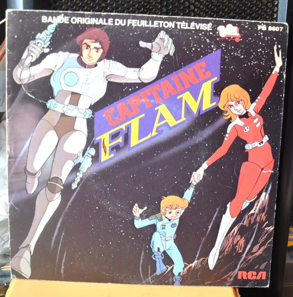 vinyl 45 tours bande original capitaine flam (x20359), Cd's en Dvd's, Vinyl | Filmmuziek en Soundtracks, Gebruikt, Ophalen of Verzenden