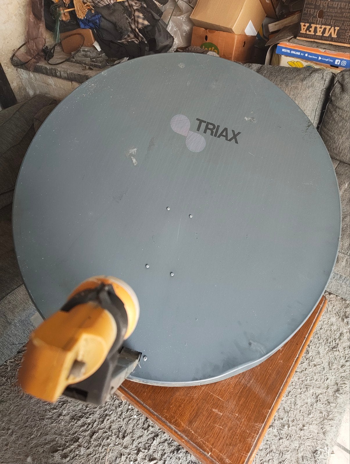 grote satelietschotel, Audio, Tv en Foto, Schotelantennes, Ophalen