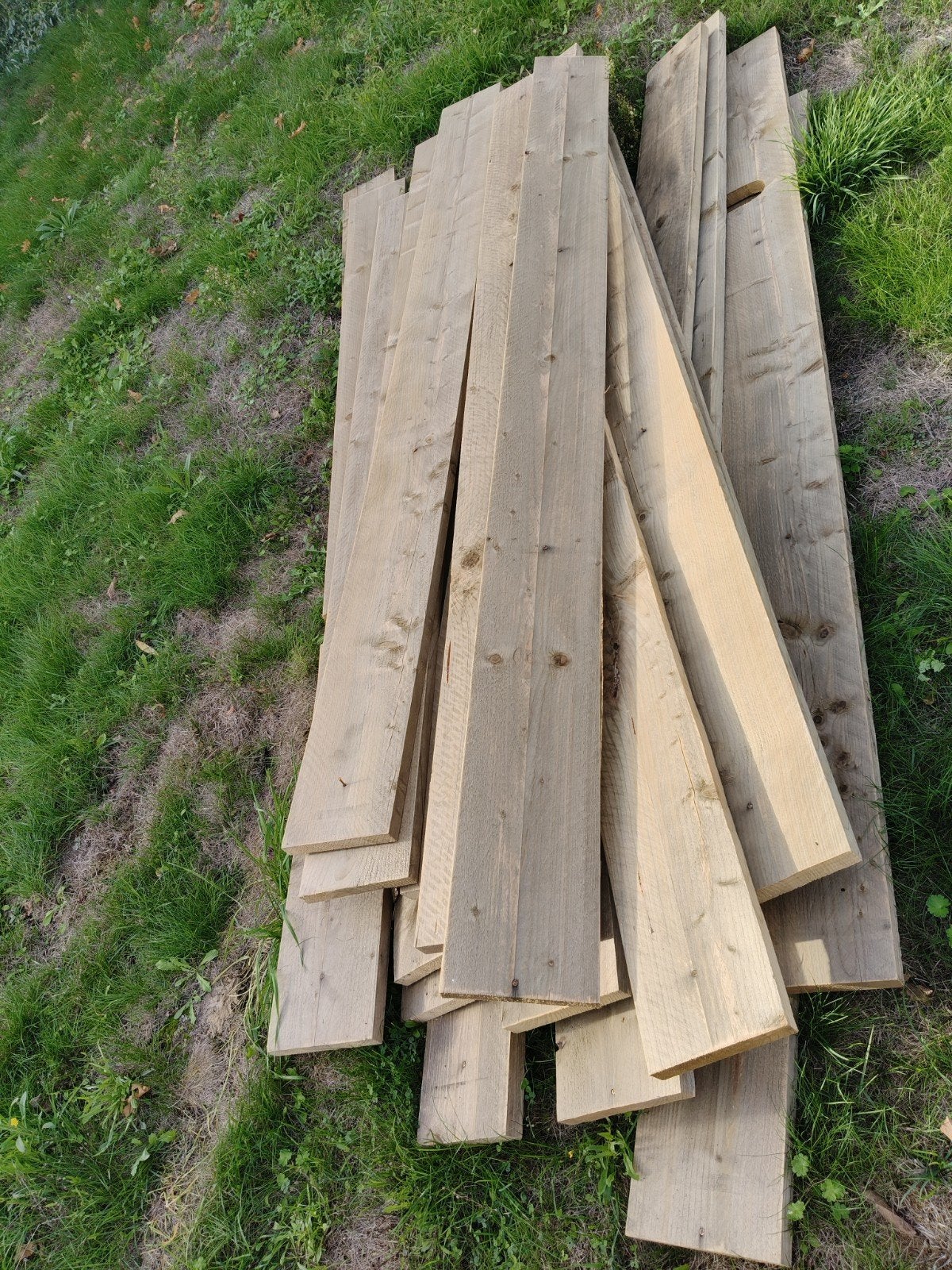 planken steigerhout, Tuin en Terras, Ophalen, Zo goed als nieuw, Planken