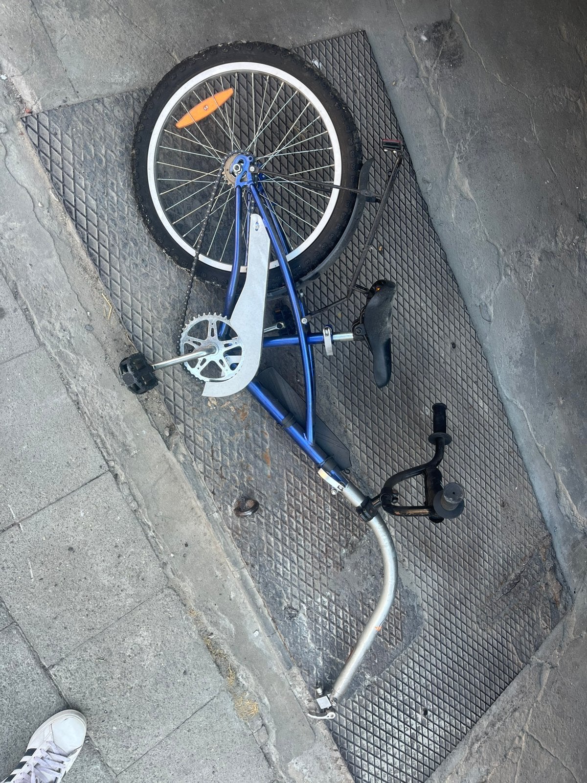 Vélo suiveur enfant bleu – à fixer derrière un vélo, Enlèvement, Utilisé, Vélo suiveur