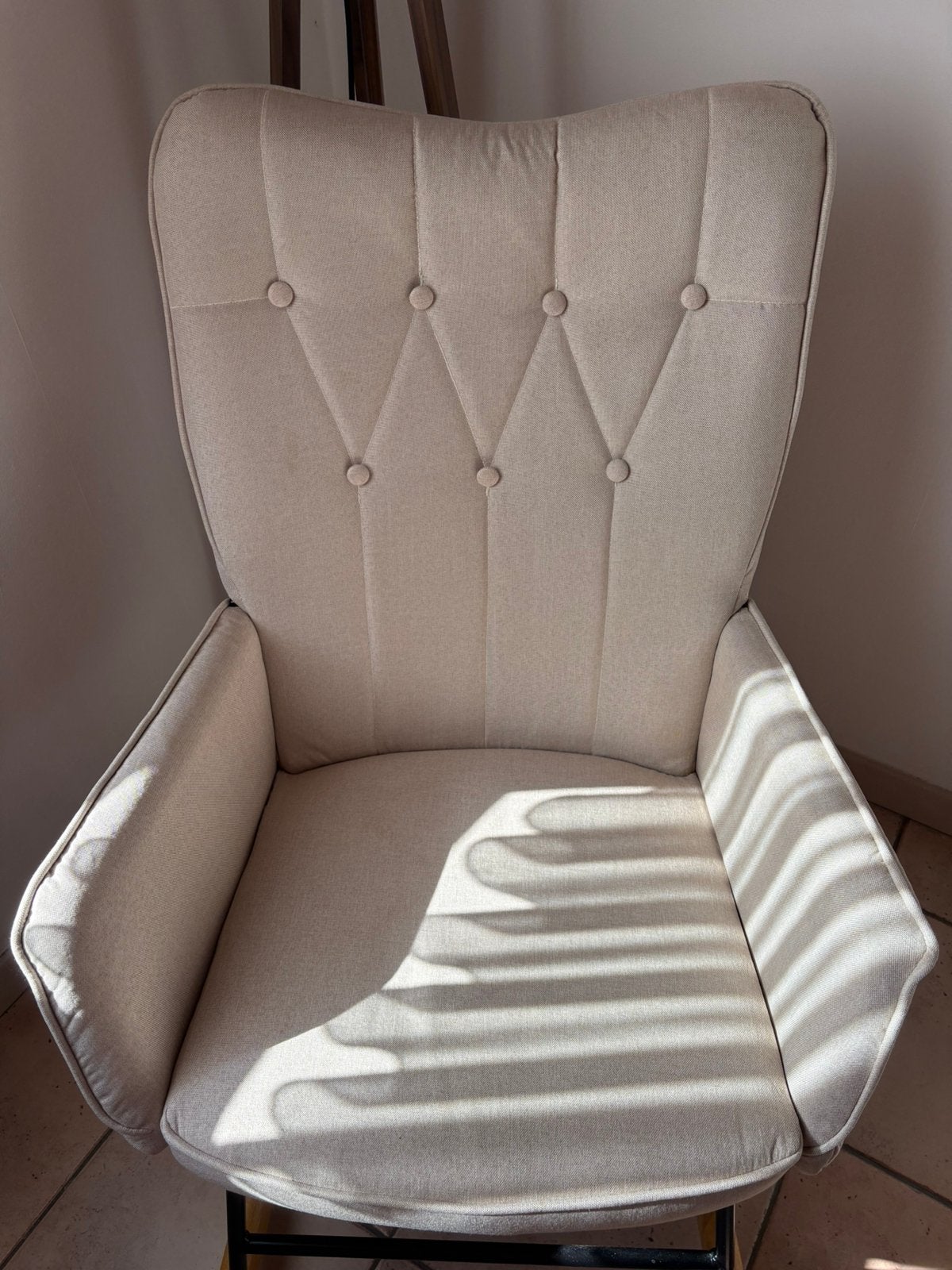 Fauteuil à bascule VidaXL, Enlèvement, Comme neuf