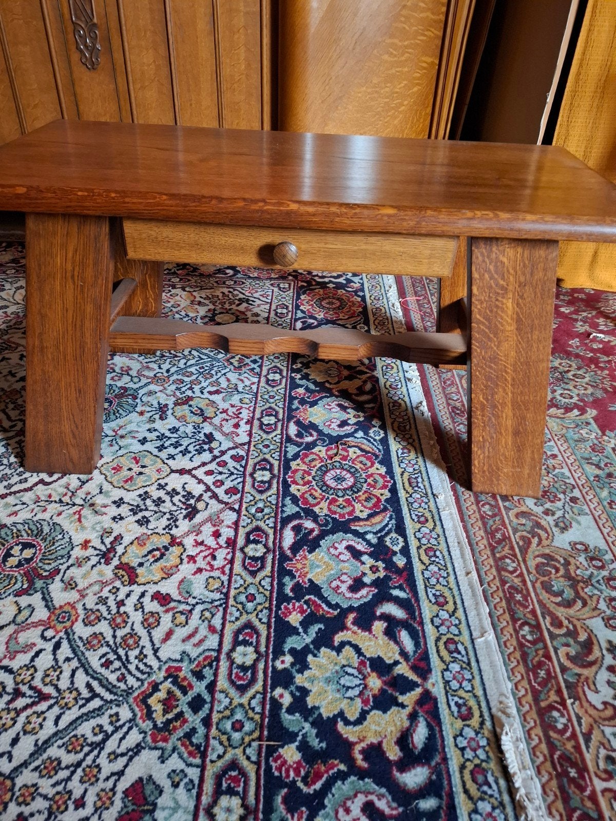 salontafel Franse eik, Ophalen