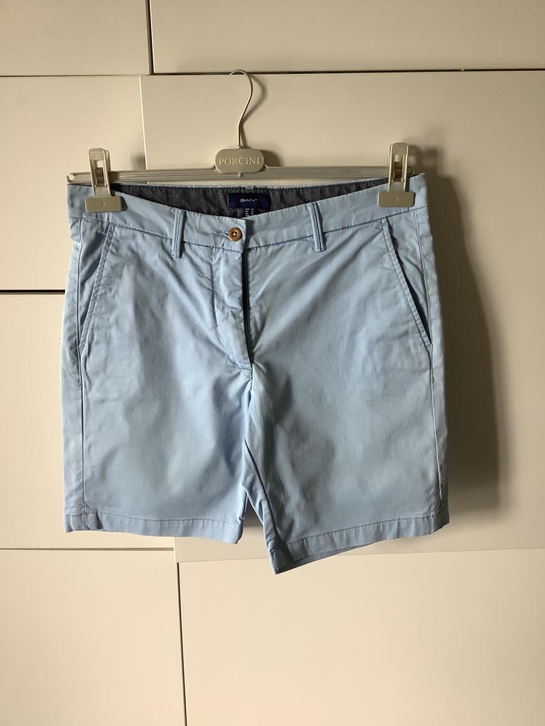 Bermuda Gant, Kleding | Dames, Ophalen of Verzenden, Zo goed als nieuw, Maat 38/40 (M), Blauw