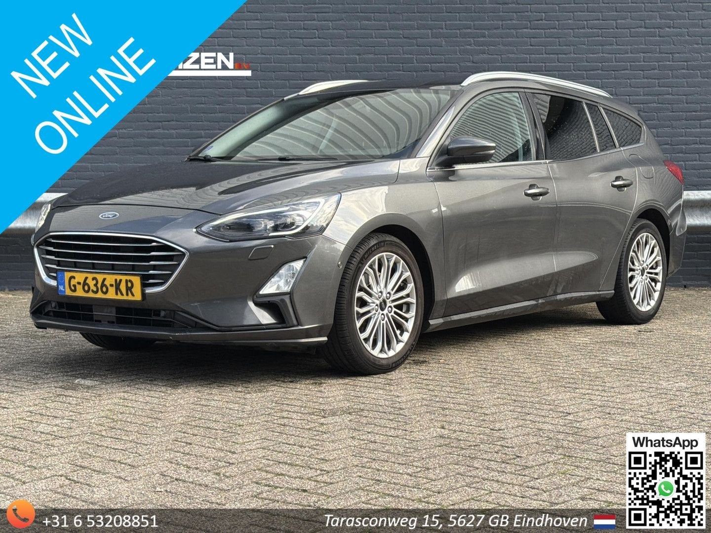 Ford Focus Wagon 1.0 EcoBoost ST Line Business | Camera | Cr, Auto's, Bedrijf, Zilver of Grijs, 108 g/km, Focus