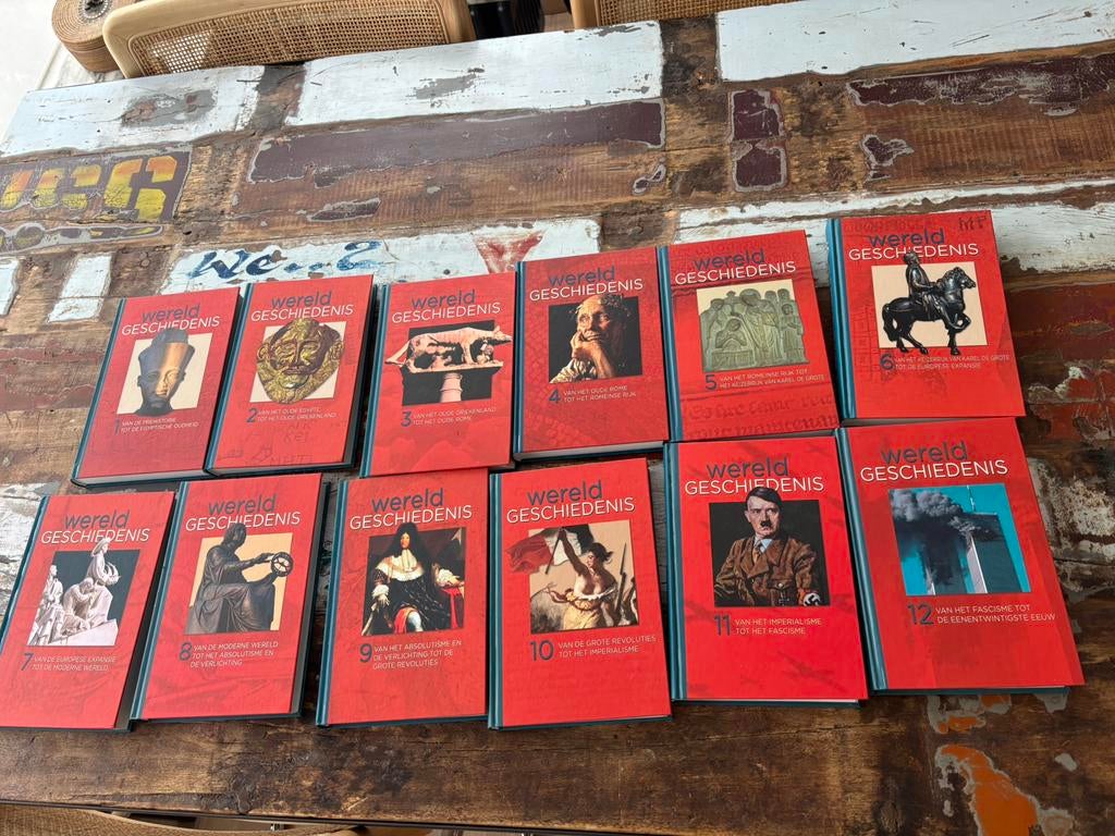 Boeken set wereld geschiedenis 12 delen, Boeken, Ophalen, Zo goed als nieuw