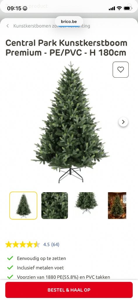 Kerstboom, Diversen, Ophalen, Nieuw
