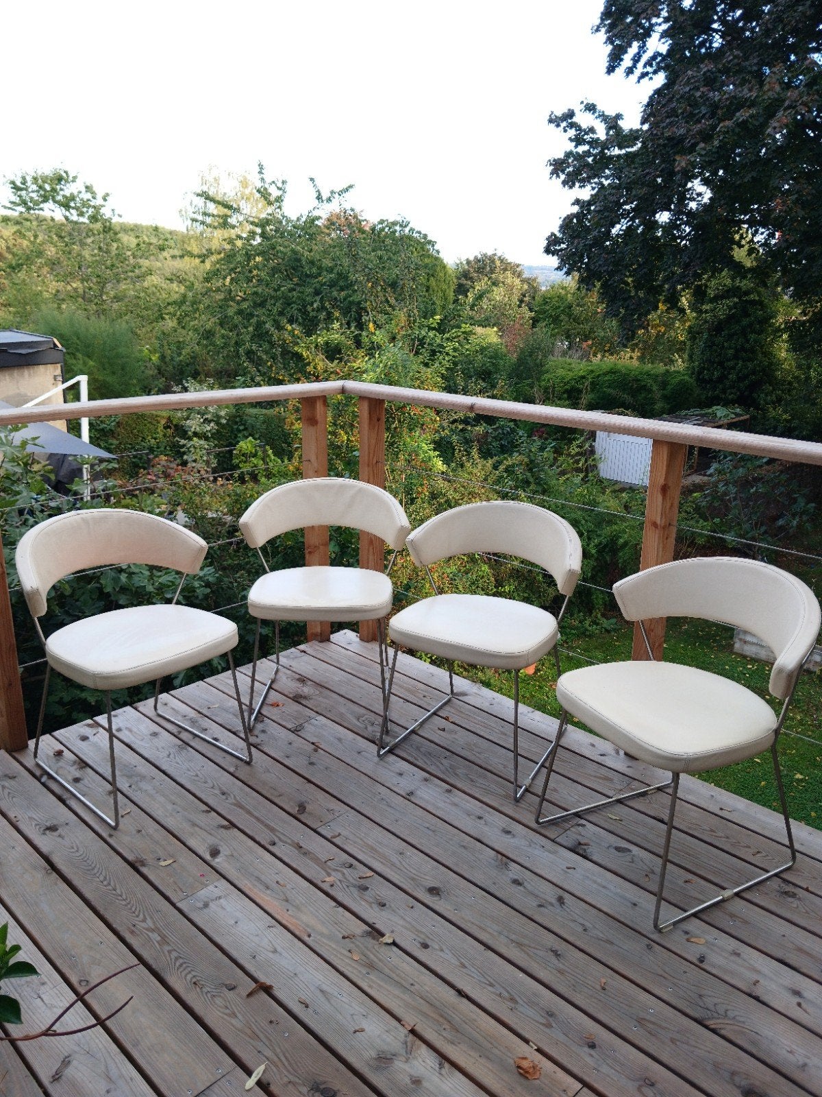 4 chaises design vintage calligaris italie, 4 tabourets, 30 à 60 cm, Enlèvement, Utilisé