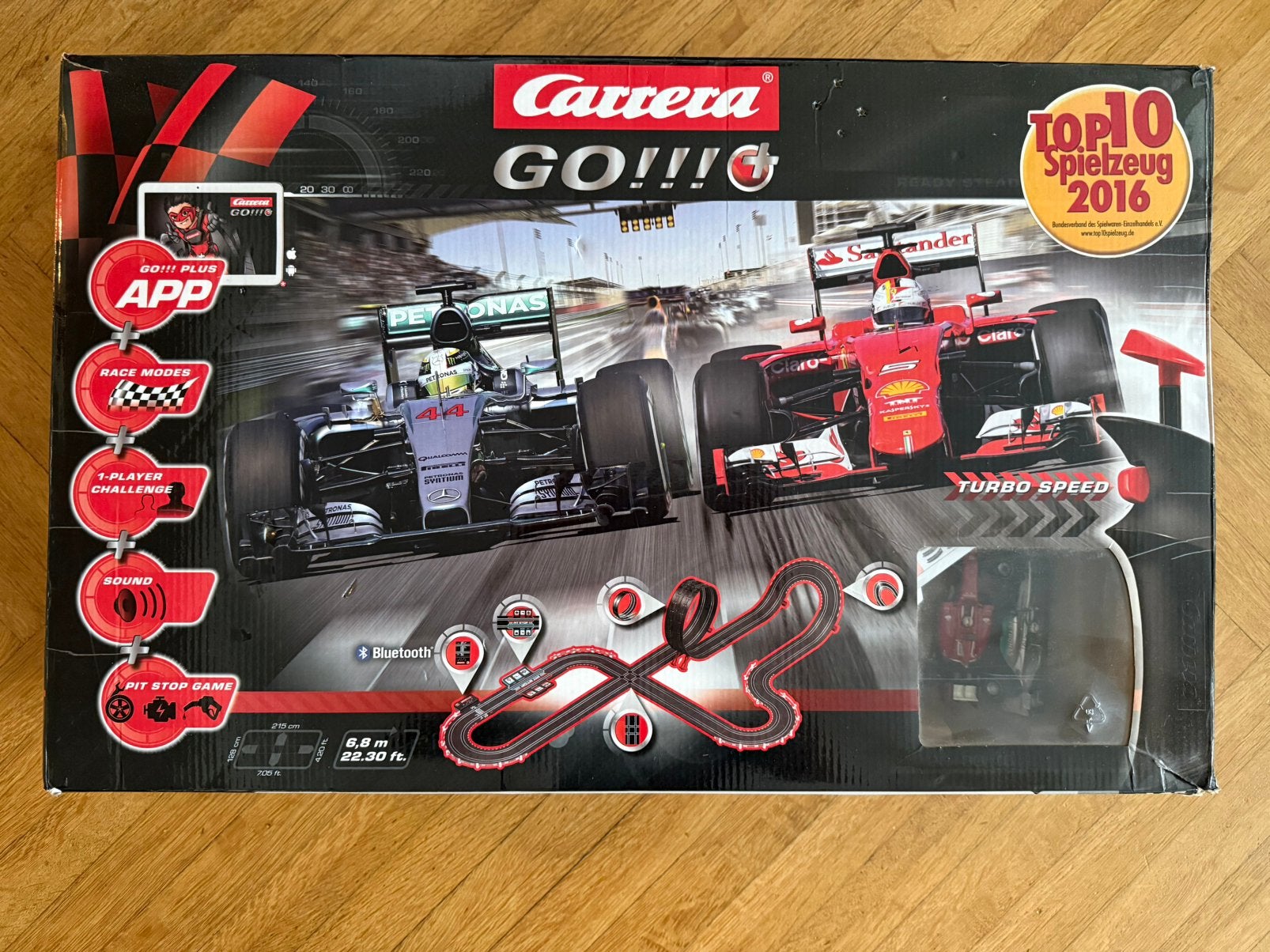Circuit Carrera GO!!! Plus Flying Lap (6,8m) - F1, Électrique, Carrera, Enlèvement, Avec looping