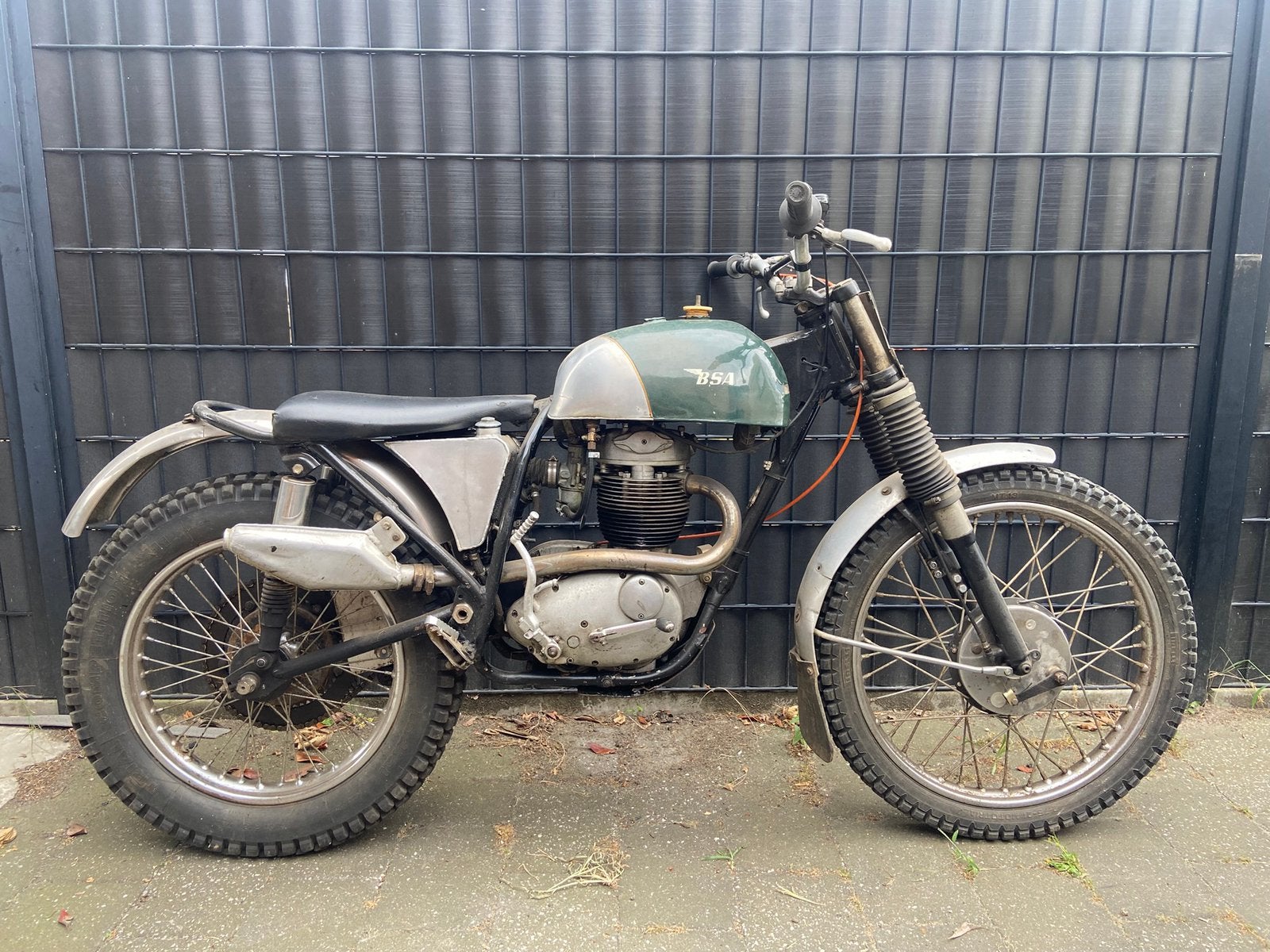 BSA B40 Trial pre 1965, 1 cylindre, 350 cm³, Manuelle