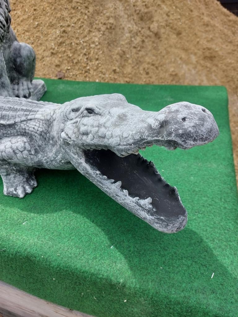 Crocodile de 110 cm de long, Jardin & Terrasse, Statues de jardin, Enlèvement