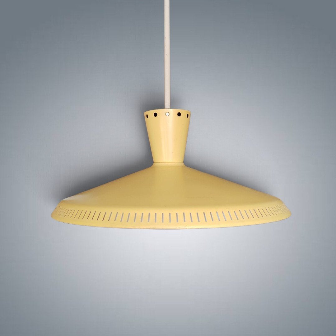 Lustre suspension Vintage Louis Kalff NB93 Philips 1950's, Enlèvement