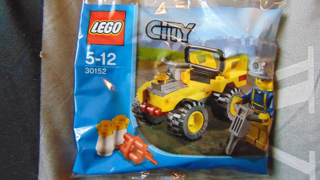 LEGO 30152 Mijnbouw Quad (Polybag) | Mijnwerker NIEUW, City, Lego, Nieuw, Ophalen of Verzenden