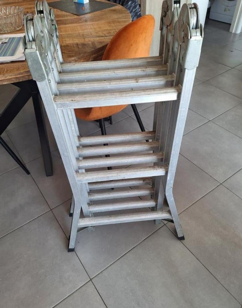 Plooiladder 3x4, Doe-het-zelf en Bouw, Ophalen