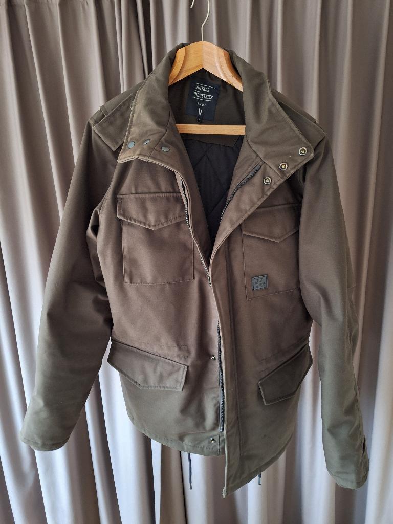 Vintage Industries Darren Parka, Ophalen of Verzenden, Maat 56/58 (XL), Groen