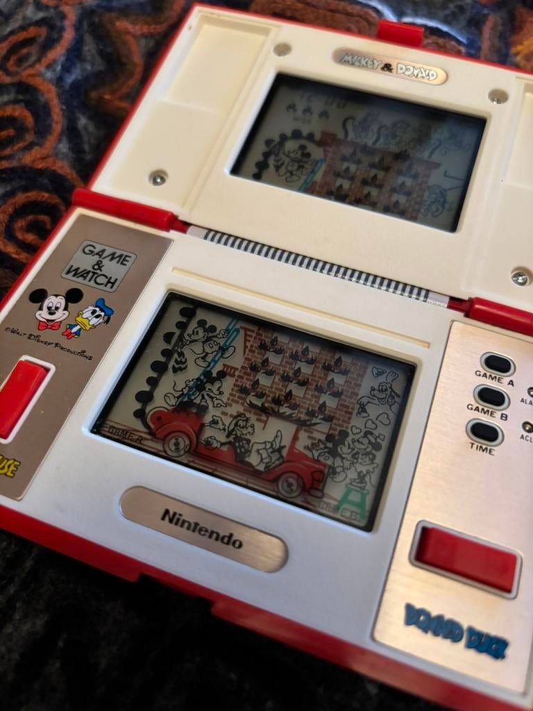 Jeu et montre Nintendo Mickey & Donald 1982, Enlèvement ou Envoi, Nintendo, Comme neuf