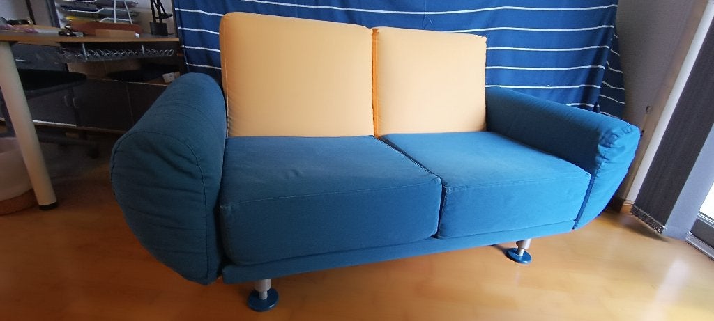 Canapé design et original de Zanotta, 75 à 100 cm, Moins de 150 cm, Utilisé, Deux personnes