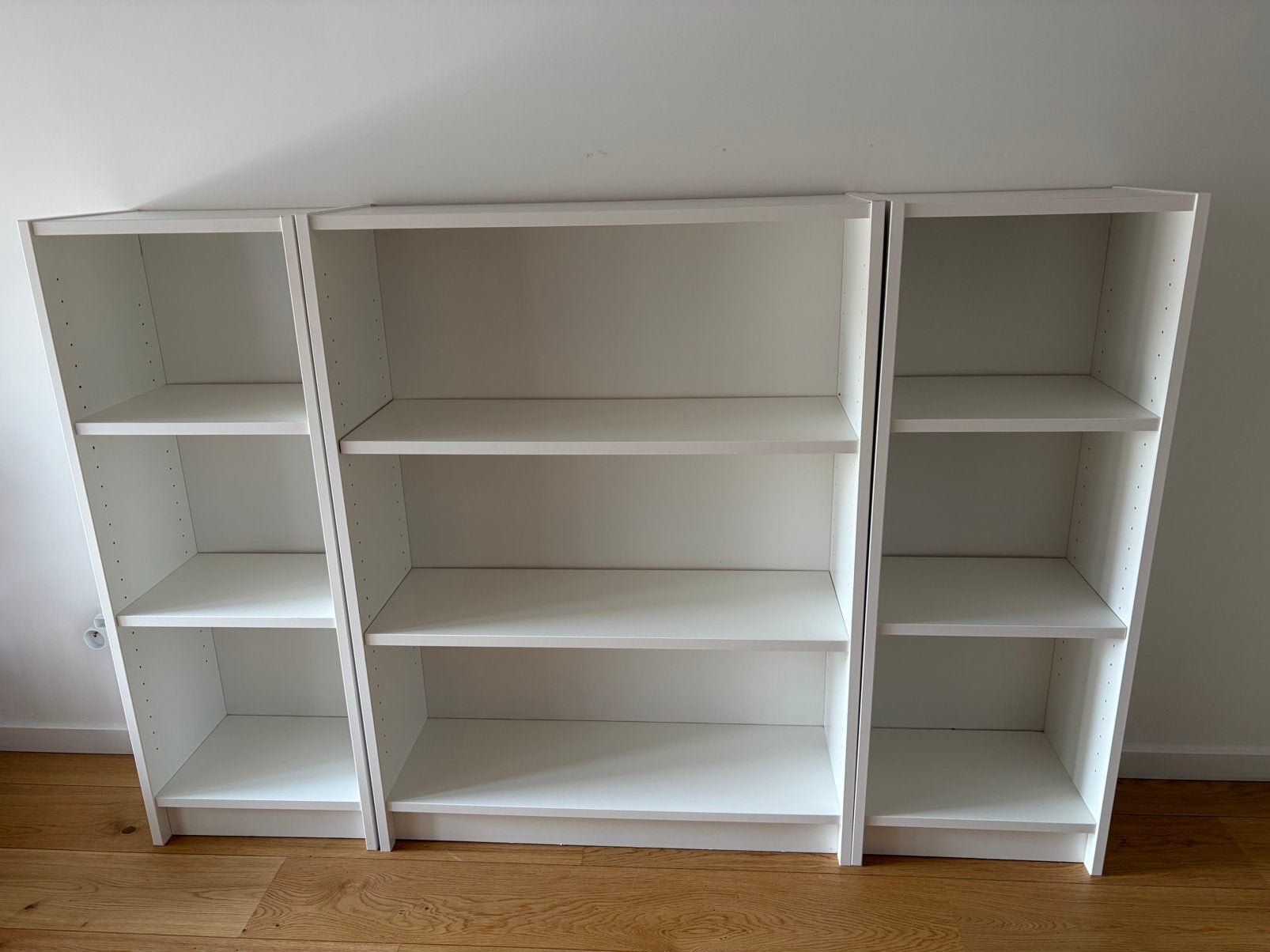 Lot de 3 bibliothèques Billy, Ophalen, Zo goed als nieuw