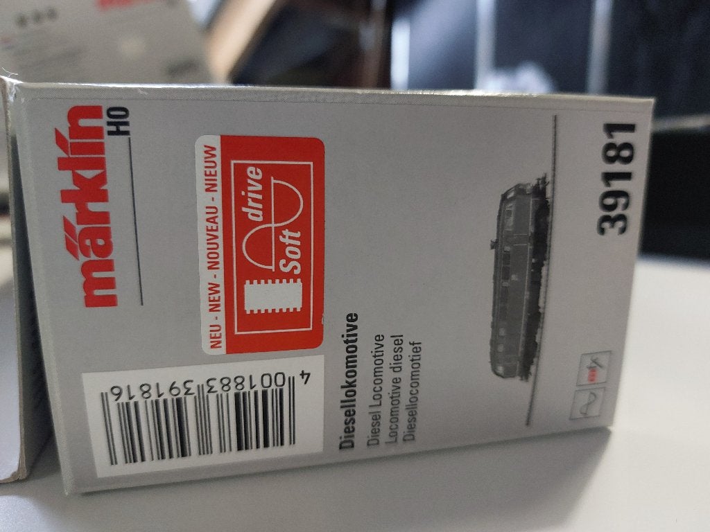 Märklin dieselloc  BR 218 van de DB, soft drive/mfx 39181, Ophalen, Wisselstroom, Gebruikt, Locomotief