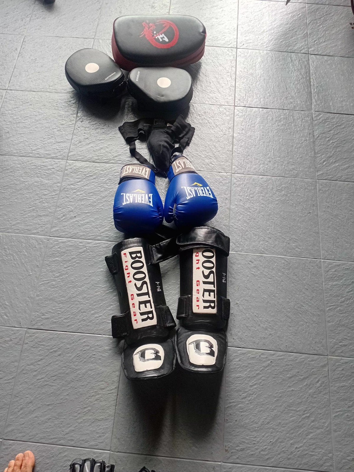 kickbox set, Ophalen