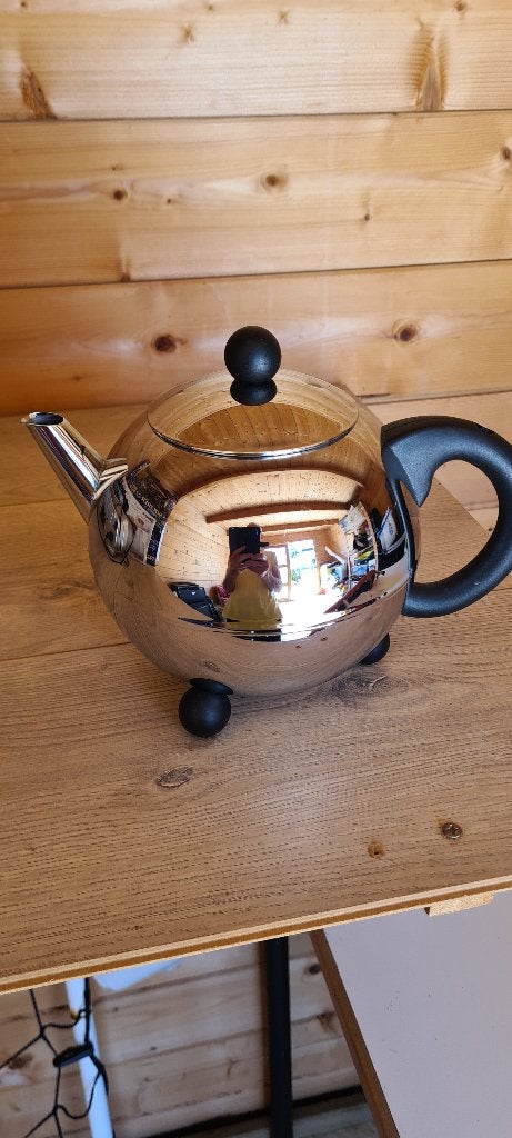 theepot, Huis en Inrichting, Keuken | Potten en Pannen, Ophalen, Inox, Met deksel, Pot, Bus of Blik
