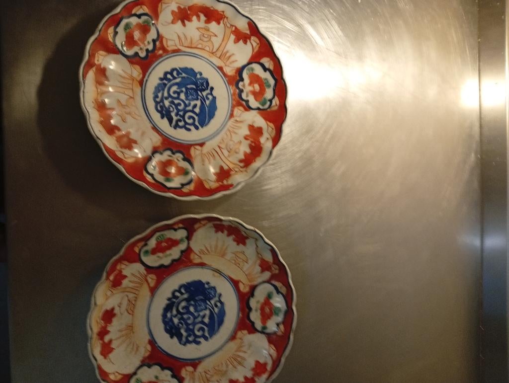 FLASH: Paar Japanse Imari-borden — 19e eeuw ️, Antiek en Kunst, Antiek | Porselein, Ophalen