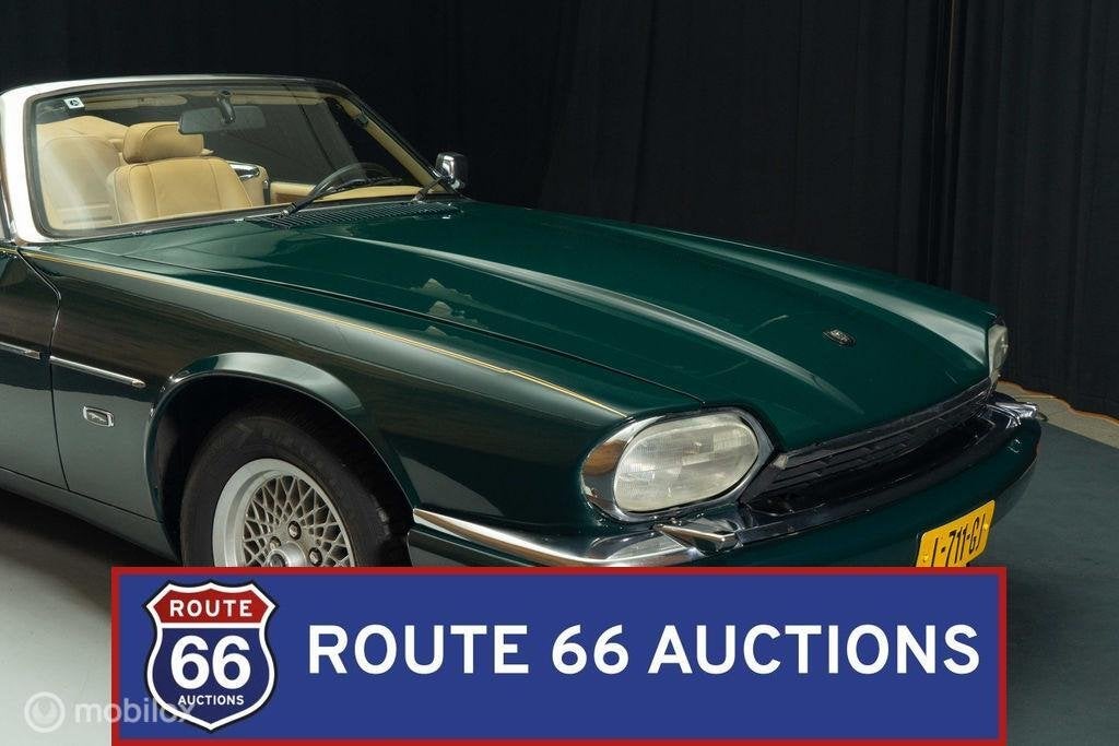 Jaguar XJS Cabriolet | 1994 | Route 66 Auctions, Auto's, Zwart, Bedrijf, Handgeschakeld, Overige carrosserie