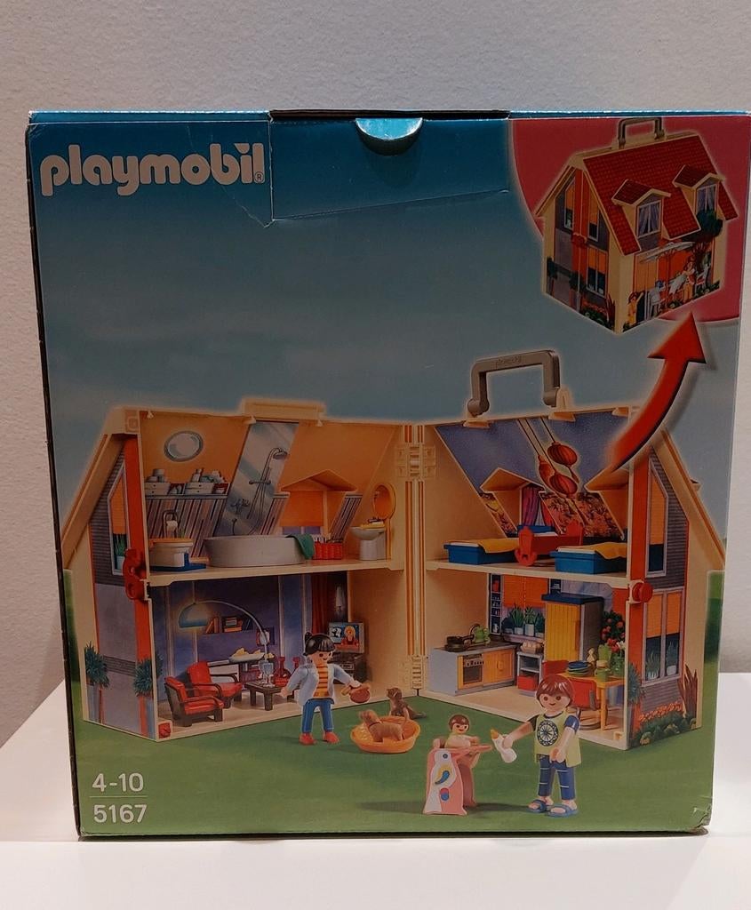 Playmobil Dollhouse - Mijn meeneempoppenhuis 5167, Enlèvement, Ensemble complet