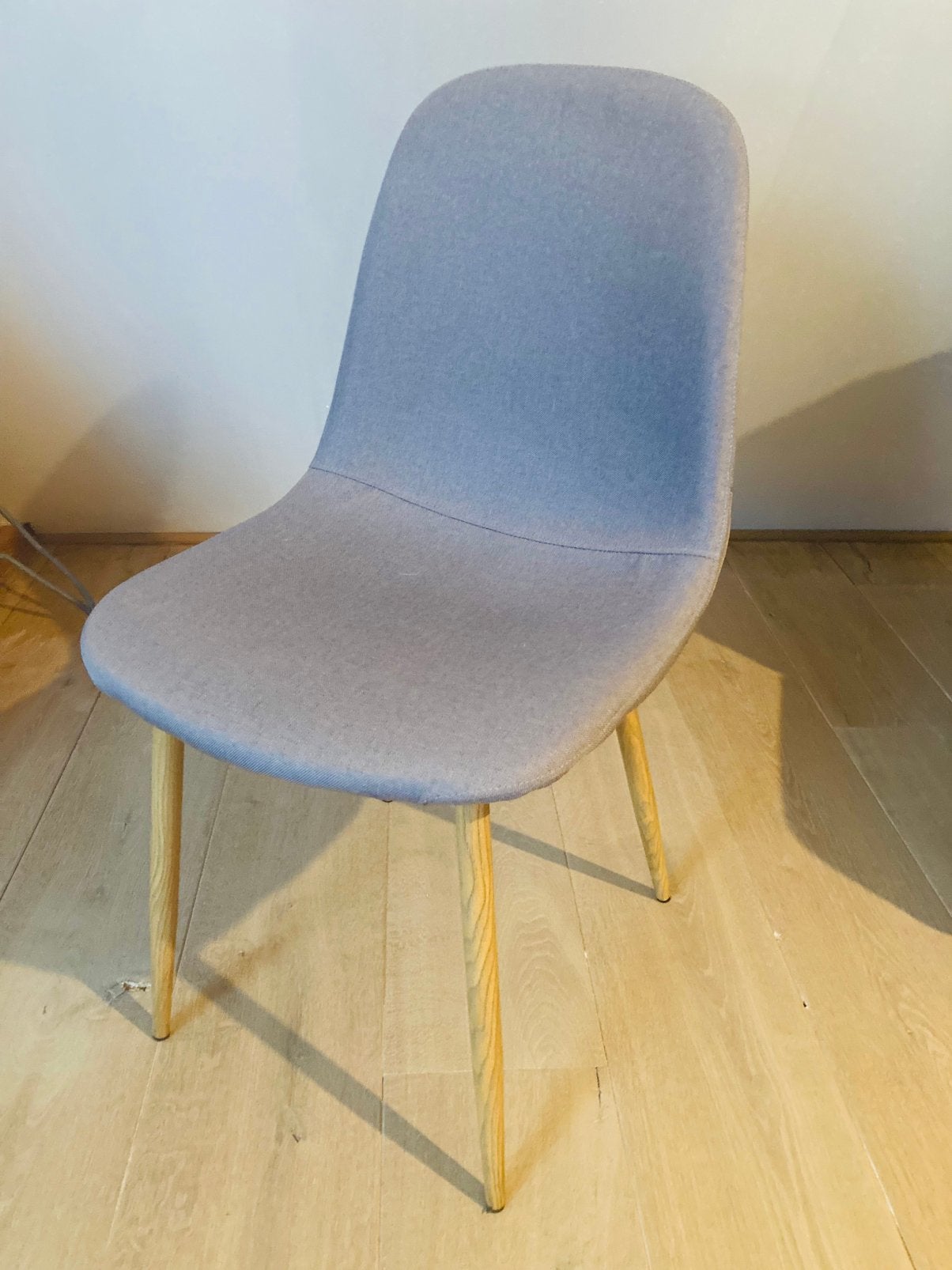 Nieuw 4 eetkamerstoelen in ongeopende doos, Maison & Meubles, Enlèvement, Neuf, Gris, Tissus