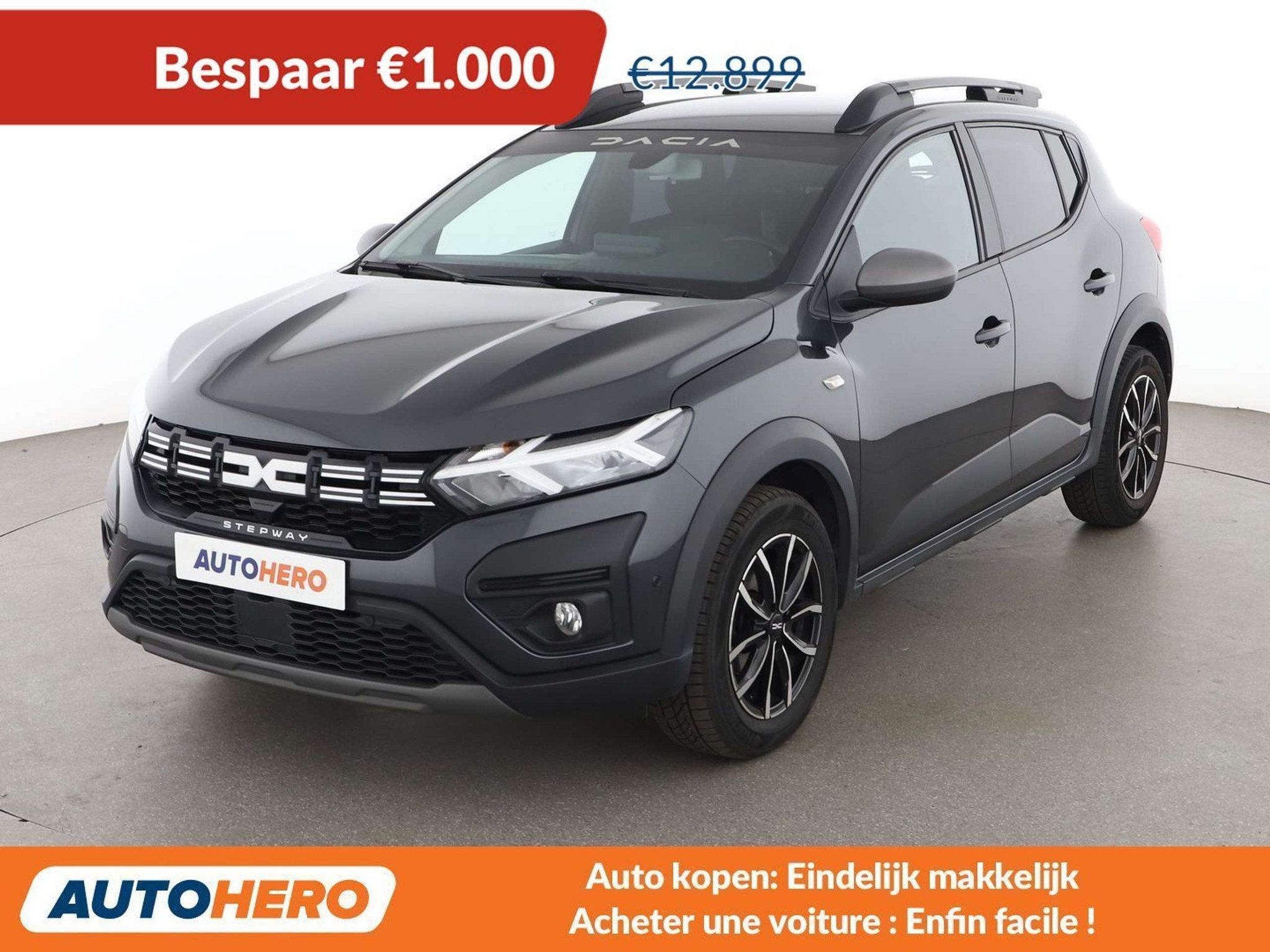 Dacia Sandero 1.0 TCe Stepway Expression, Autos, Argent ou Gris, Achat, Euro 6, 5 portes